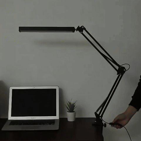 Lampe de bureau pratique ajustable fixation rapide pro1