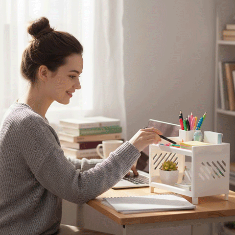 Etagere bureau pratique economique