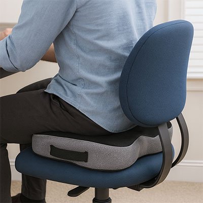 Coussin ergonomique confortable respirant résitant siège bureau homme