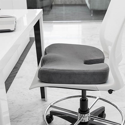 Coussin ergonomique forme design bureau siège blanc travail