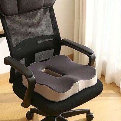 Coussin ergonomique mémoire de forme respirant bureau chaise