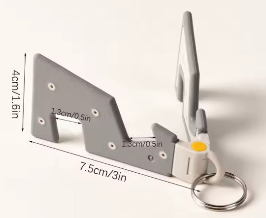 dimensions porte clé ouvert support téléphone