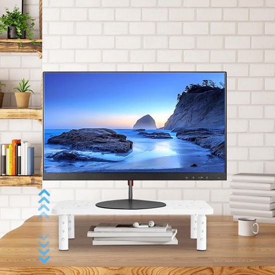 Etagere bureau efficace blanc