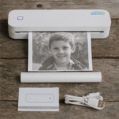 Imprimante bluetooth noir cable branchement manuel