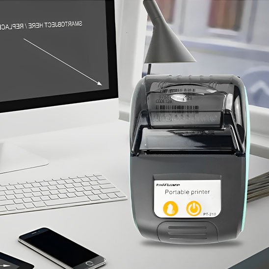 Imprimante thermique  format reçu flash code liste travail