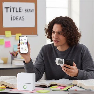 Imprimante thermique memo liste etude travail schéma facture plan
