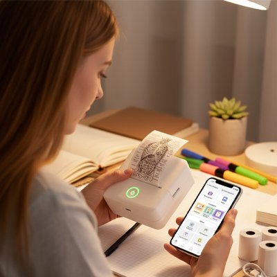 Imprimante thermique memo liste etude travail