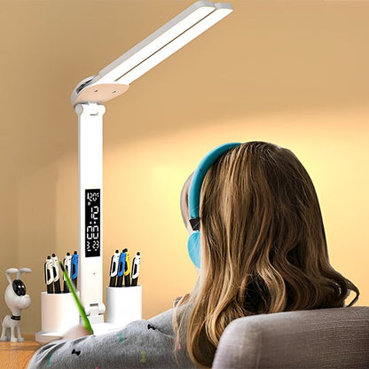 Lampe Bureau Led avec ventilateur horloge design