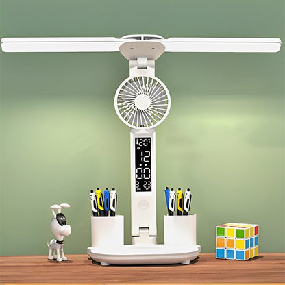 Lampe Bureau Led avec ventilateur horloge