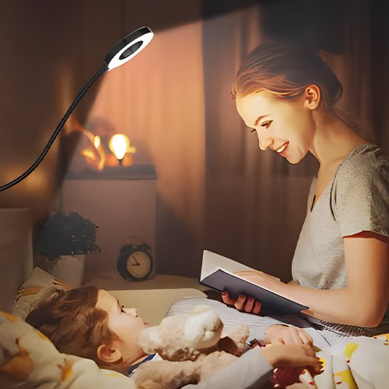 Lampe de bureau douce tamisée pratique fixation lecture
