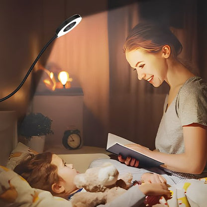 Lampe de bureau douce tamisée pratique fixation lecture