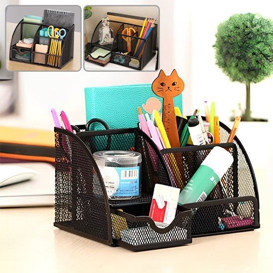 organisateur bureau stylo gomme colle icone