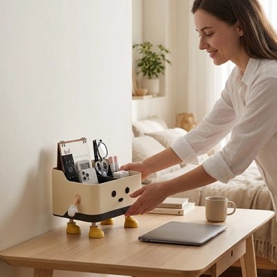 Organisateur de bureau pratique efficace bureau télétravail étude fonctionnel étagère