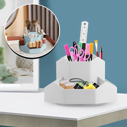 Organisateur de bureau stylo crayon gomme fourniture ciseaux blanc