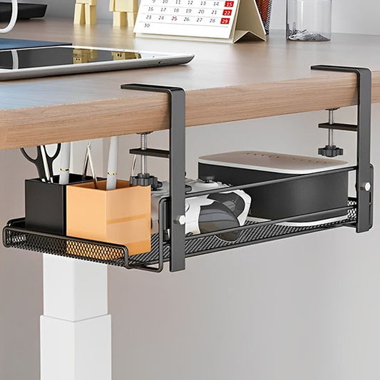 plateau organisateur suspendu range crayon interieur noir