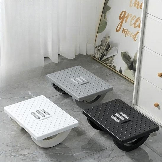 Repose pieds bureau 3 couleurs blanche grise noire tous intérieur