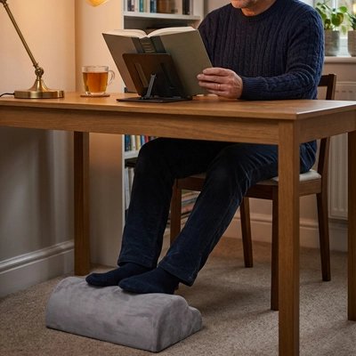 Repose pieds bureau repos pied lecture bois
