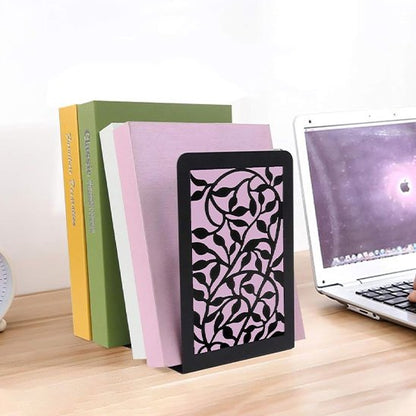 Serre livre metal noir pratique livre presse cale design livret