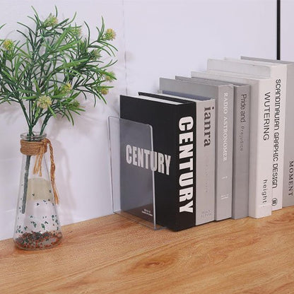 Serre livres fleur table rangement
