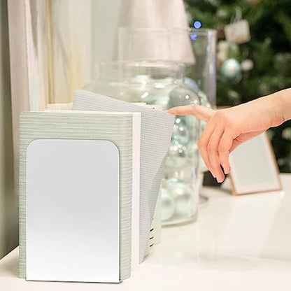Serre livres gris pratique étagère