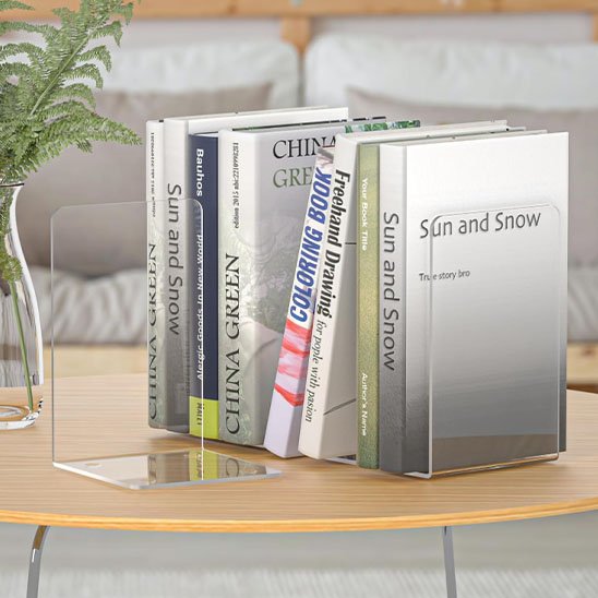 Serre livres table vase 