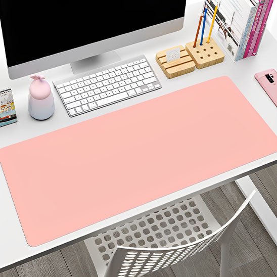 Sous main bureau télétravail organisé moderne professionnel