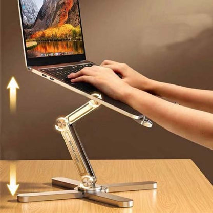 Support ordinateur portable ajustable hauteur multidirectionnel orientable