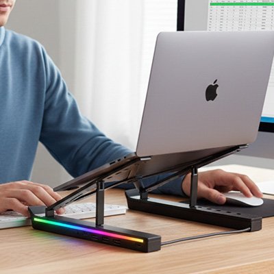 Support ordinateur portable ordinateur pc adaptable