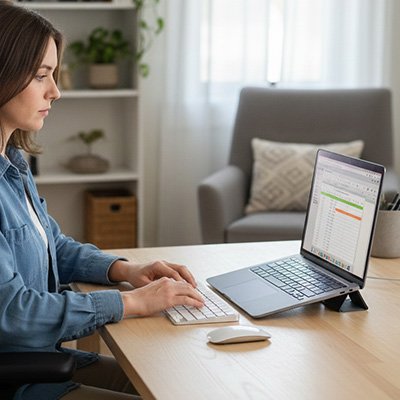 Support ordinateur portable simple efficace