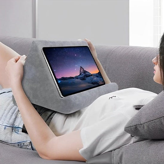 Support pour tablette coussin lecture