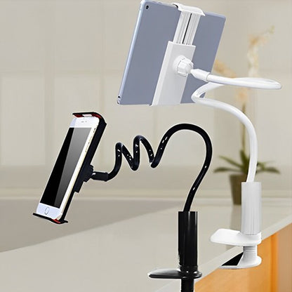 Support pour tablette fixable table modulable noir blanc