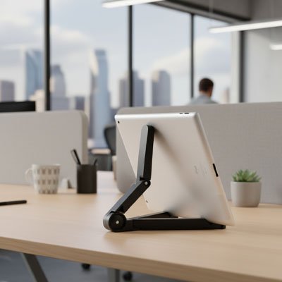 Support pour tablette noir 180°