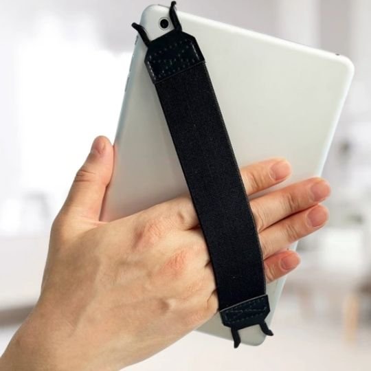 Support pour tablette sangle noire ajustable