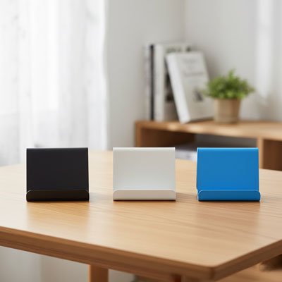 Support telephone 3 couleurs pratique