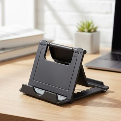 Support telephone​ bureau angle inclinaison transportable pliable rangement