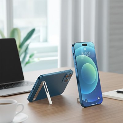 Support telephone​ ultra léger minimaliste position vertical horizontal tout smartphone