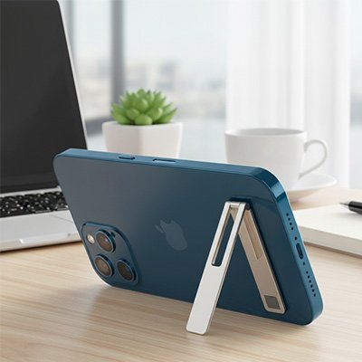 Support telephone​ultra léger minimaliste position horizontal multi usage