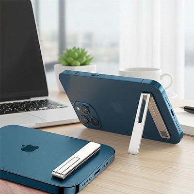 Support telephone​ultra léger minimaliste position vertical horizontal bureau travail